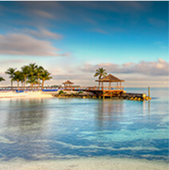 Cabaña de playa en Nassau, Bahamas