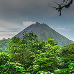 Volcán Arenal en San José, Costa Rica