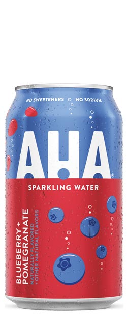 AHA Sparkling Water can