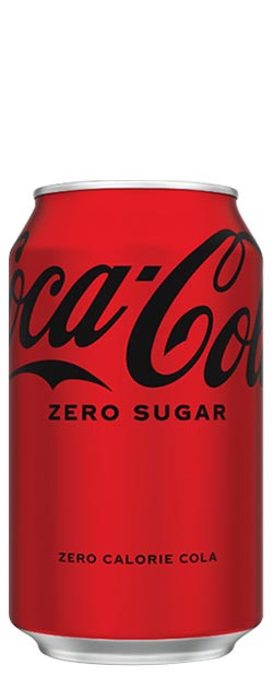Lata de Coca-Cola Zero Sugar