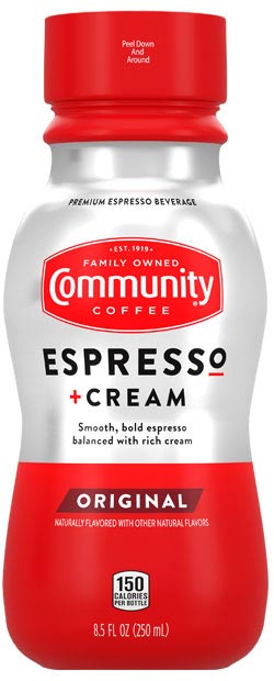 Botella de Community Espresso + Cream