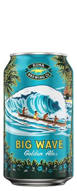 Lata de Kona Brewing Big Wave Golden Ale
