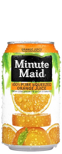 Lata de Minute Maid Orange Juice