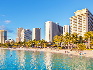 Hotels on the beach 