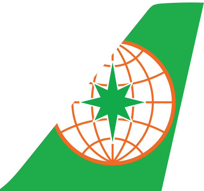 EVA Air aircraft tail